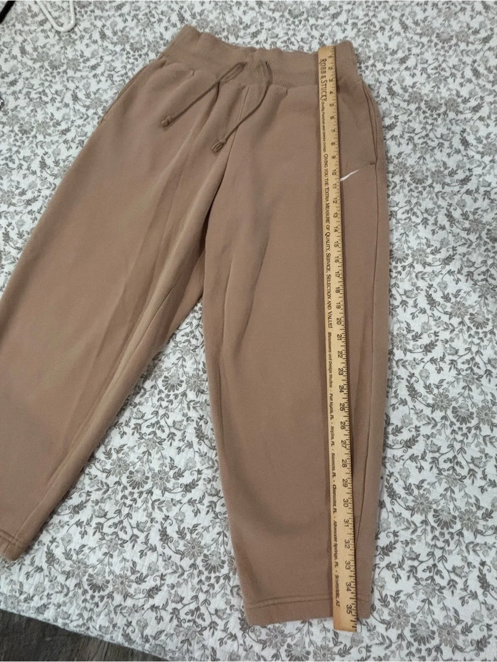 Nike Women's Tan Cropped Hoodie & Drawstring Joggers